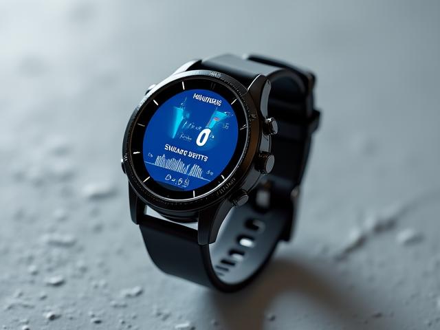Elite waterproof swimming watch with high-resolution display